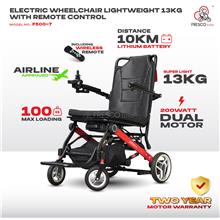 Electric Wheelchair 13kg Lightweight With Remote Control
