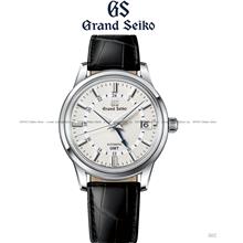 Grand Seiko SBGM255G Elegance Snowdrop GMT Auto 39.5mm Black Leather
