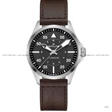 HAMILTON H76305530 KHAKI AVIATION PILOT AUTO 39mm Leather Black Brown