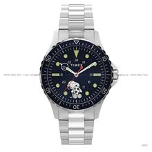 TIMEX TW2Y53900 NAVI PEANUTS SNOOPY SOCCER Quartz 41mm SS Bracelet