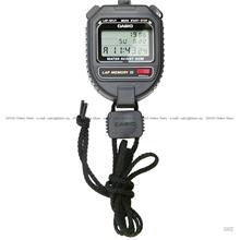 CASIO HS-30W Handheld Digital Stopwatch Lap Memory Black Japan Made