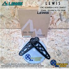 LEWIS CNC Aluminum E-MTB Crankset 155mm - DJI Avinox / ISIS Spline