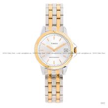 TIMEX TW2Y95700 Elara Date Quartz 31mm Two-Tone Bracelet Silver Dial