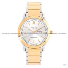 TIMEX TW2Y96300 Chase Day Date Quartz 42mm SS Bracelet Silver Dial