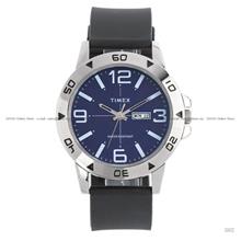 TIMEX TW2Y97600 Westport Day Date Quartz 45mm Silicone Strap Blue dial