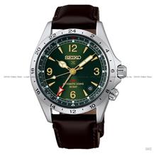 SEIKO HBC007J1 PROSPEX Alpinist GMT Auto 39.5mm Leather Green Dial