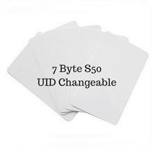 7 Byte MF 13.56mhz UID Magic Non-Backdoor Command Thin Cards (White) 