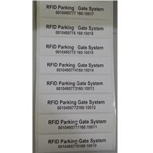 UHF Adhesive Windshield RFID Parking Sticker