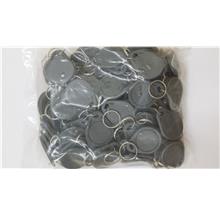 100 pcs RFID Keyfob keytag 125Khz Proximity GREY