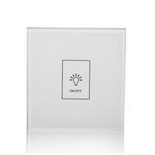 1 Gang 433Mhz Wall Light Remote Control Touch Screen Switch (UK)