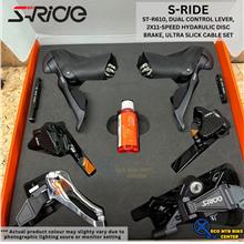 S-RIDE ST-R610, DUAL CONTROL LEVER, 2X11-SPEED HYDARULIC DISC BRAKE,