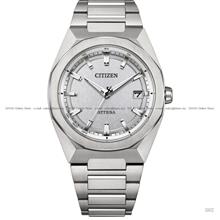 CITIZEN CB3040-56H ATTESA Date Eco-Drive 39mm Titanium Bracelet Silver