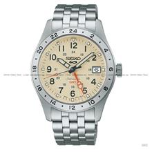 SEIKO 5 Sports HDB002K1 Field GMT Date Auto 39.4mm SS Bracelet Sand