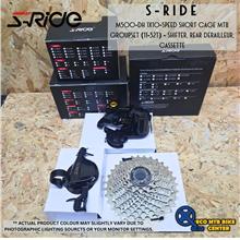 S-Ride M500-DH 1x10-Speed Short Cage MTB Groupset (11-32T) -