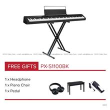CASIO Privia Digital Piano PX-S1100BK Black (Pro Portable Package)