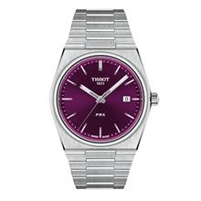 TISSOT T137.410.11.401.00 PRX Date Quartz 40mm SS Bracelet Purple