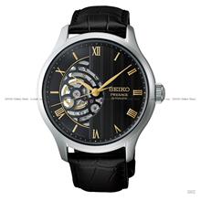 SEIKO HCB008J1 PRESAGE Japanese Zen Garden Auto 41.8mm Leather Black