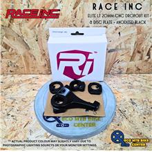 Race Inc Elite LT 20mm CNC Dropout Kit &amp; Disc Plate - Anodized Black