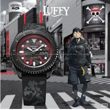 SEIKO 5 Sports SRPH65K1 ONE PIECE SERIES LUFFY Silicone Black LE